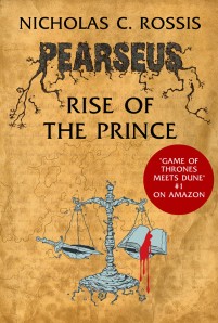 Pearseus, Rise of the Prince (book 2 in the series) book cover